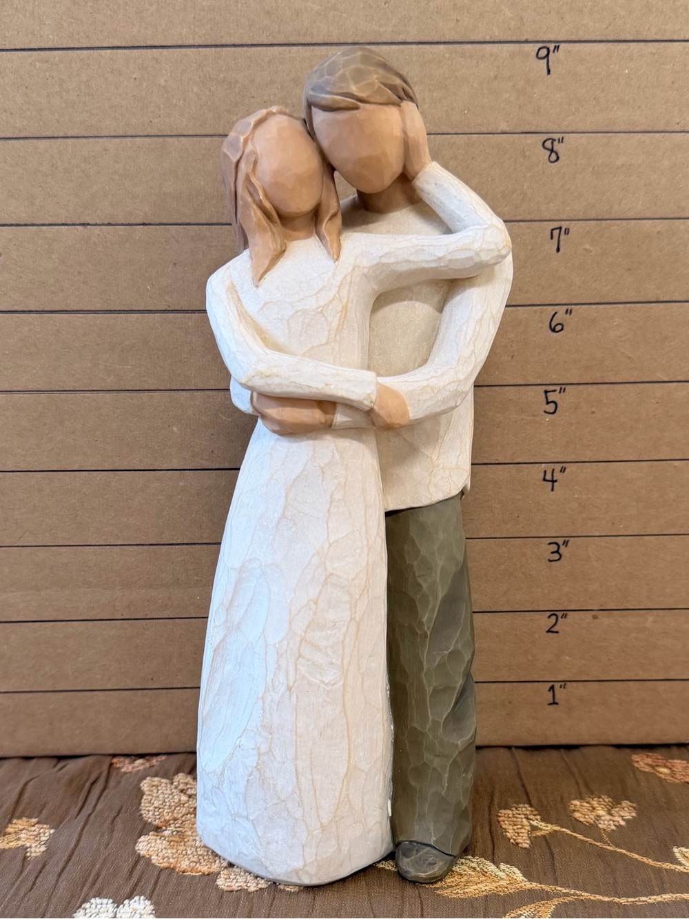 Willow Tree “Together” Figurine in White and Olive Green